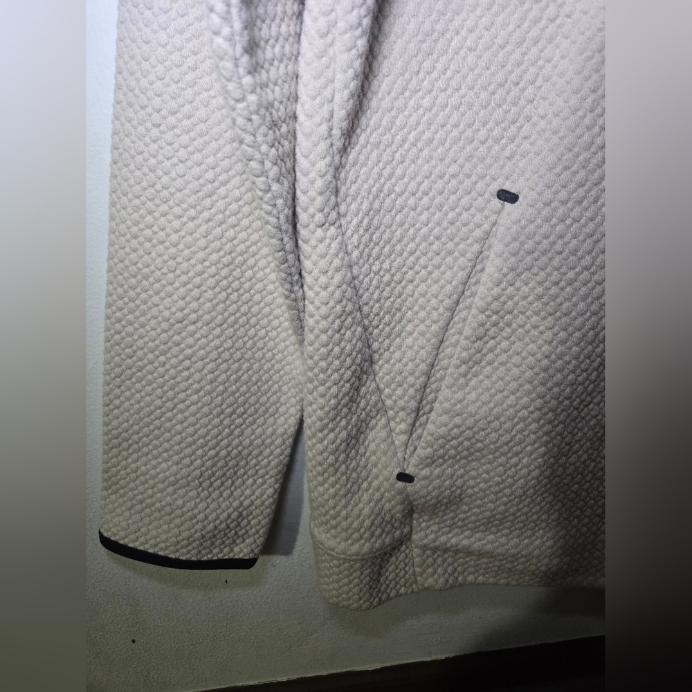 Old Navy Active Dynamic Fleece Cream Pullover Hoodie Women's XL Long Sleeve - Picture 4 of 6